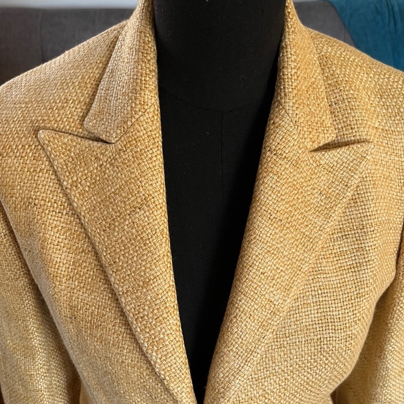 Ralph Lauren Collection Purple Label Linen blazer size 4 - Picture 2 of 10